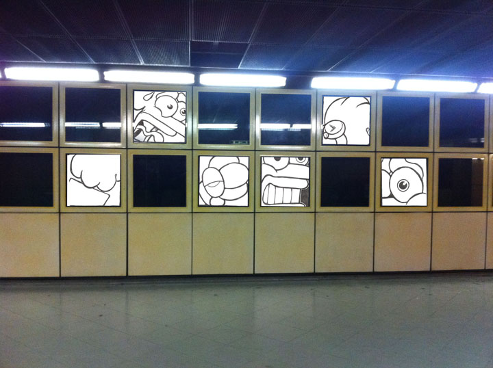Progetto per un intervento nella metropolitana di Genova. © Davyhead 2010