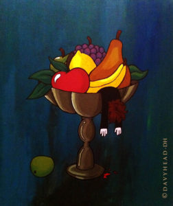 Natura morta con morto (Still life with cadaver). ©Davyhead 2012