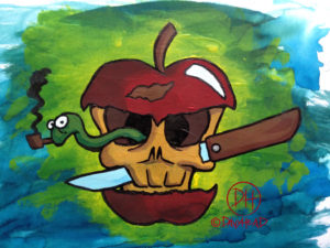 Skull Apple. ©Davyhead 2014