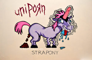 Uniporn Strapony. ©Davyhead 2012 (Photo by Chiara Aloisio)